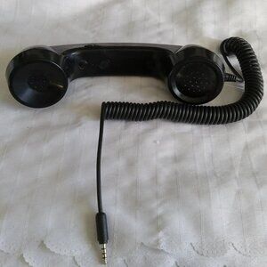 3.5mm retro telephone handset radiation-resistant with microphone, for cell & PC